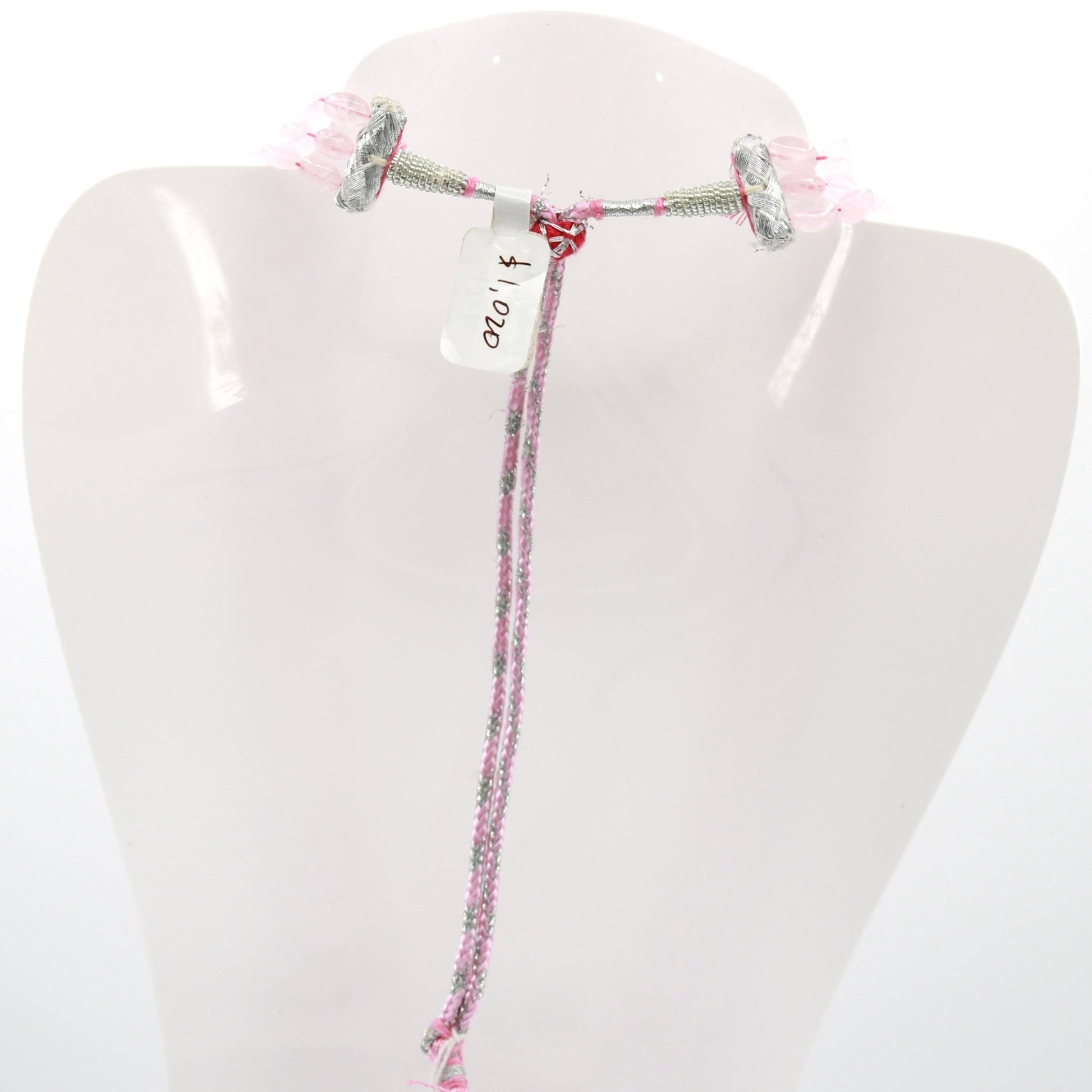 Natural Morganite Beaded Necklace - Taj Mahal Gems
