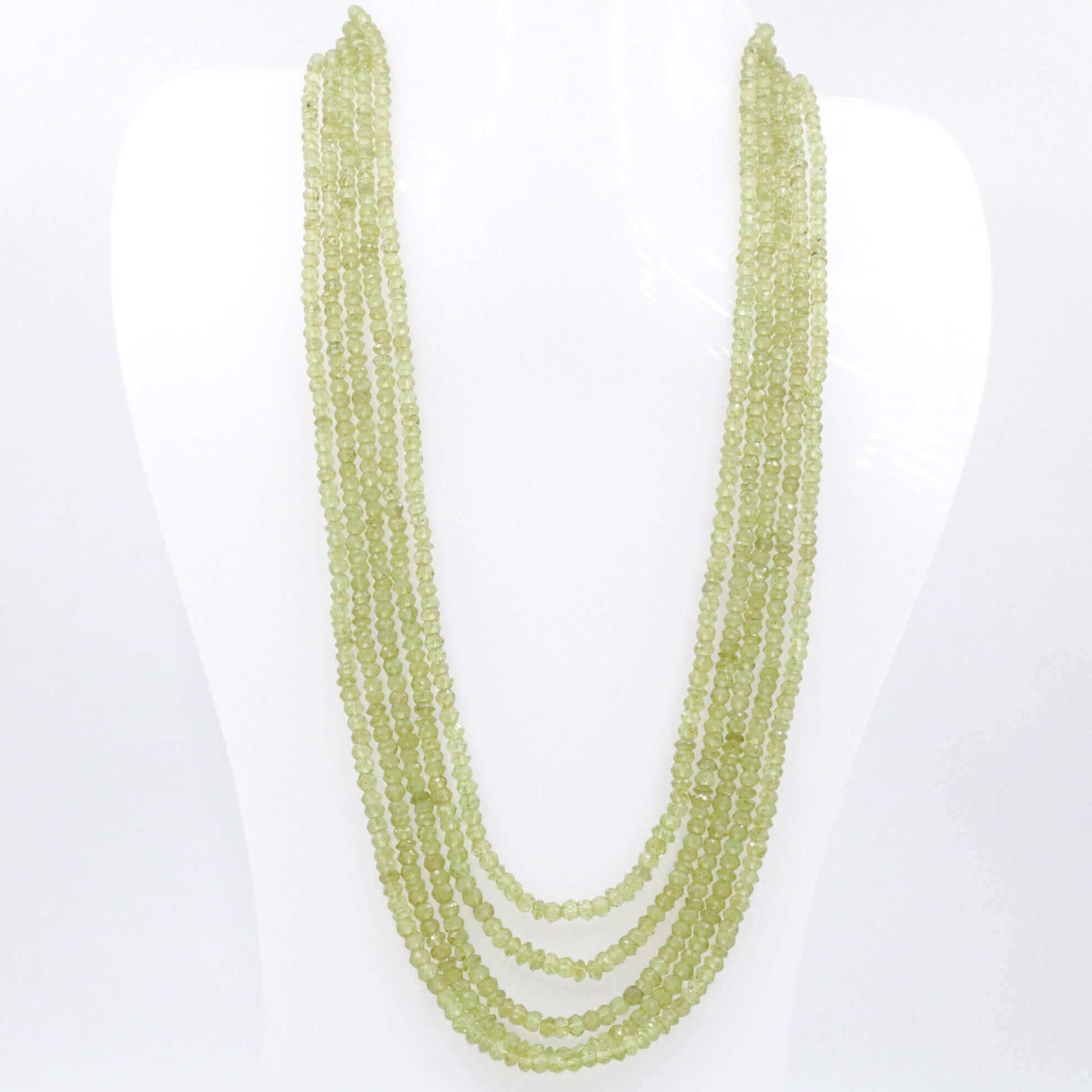 Natural Peridot Necklace - Taj Mahal Gems