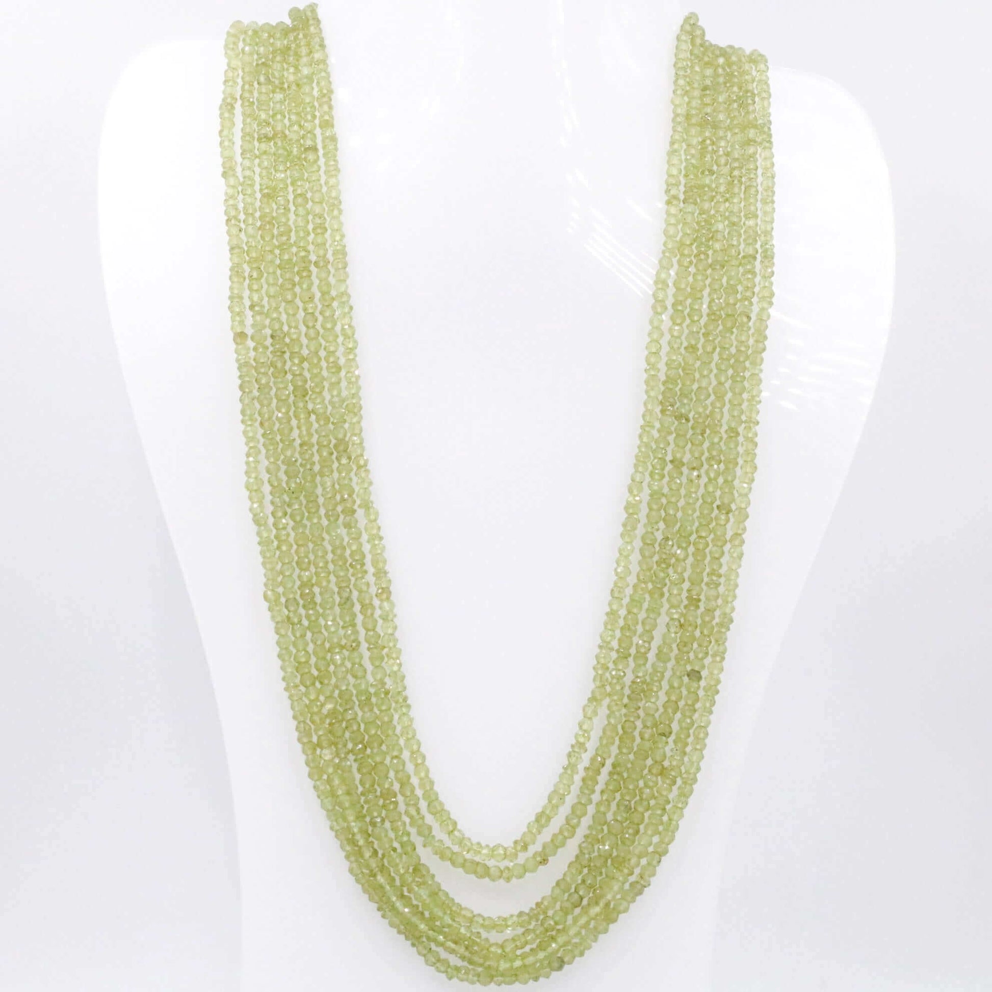 Natural Peridot Necklace - Taj Mahal Gems