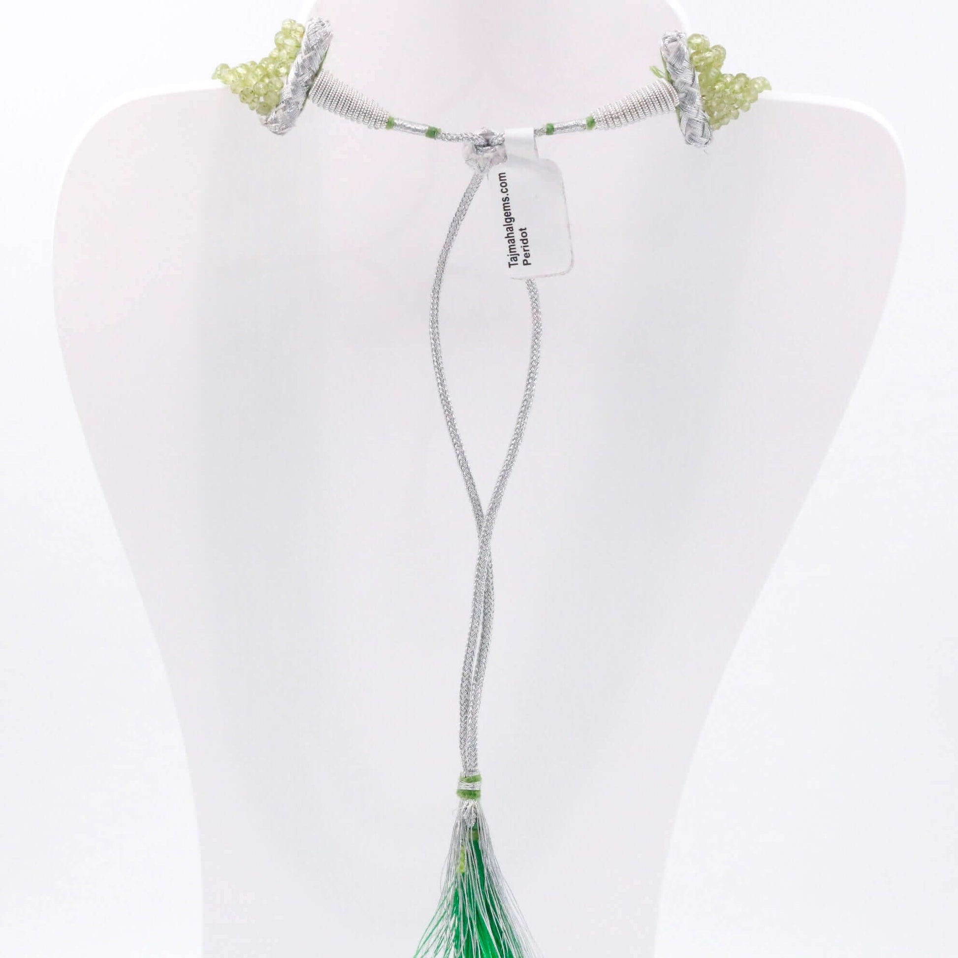 Natural Peridot Necklace - Taj Mahal Gems