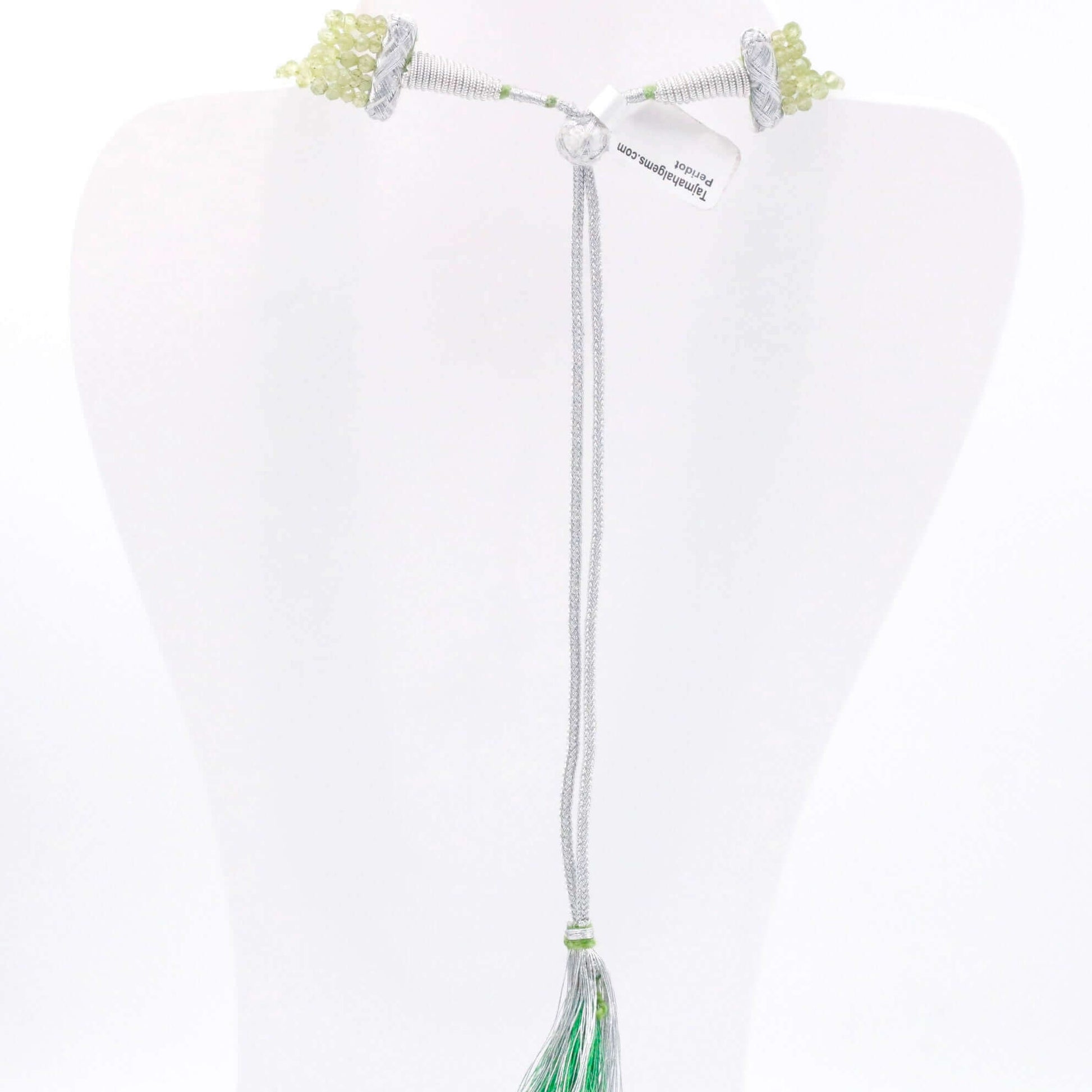 Natural Peridot Necklace - Taj Mahal Gems