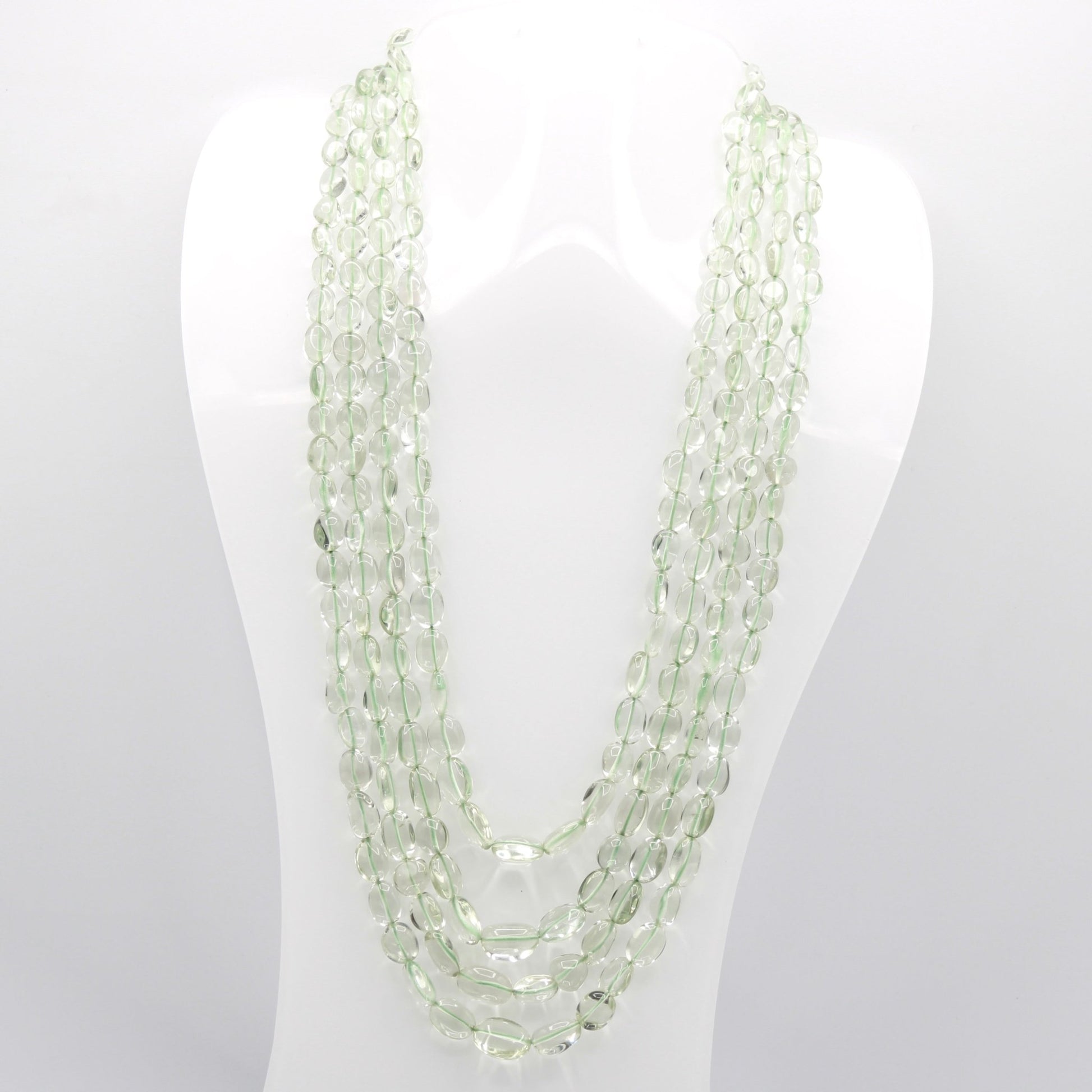 Natural Prasiolite Necklace - Taj Mahal Gems