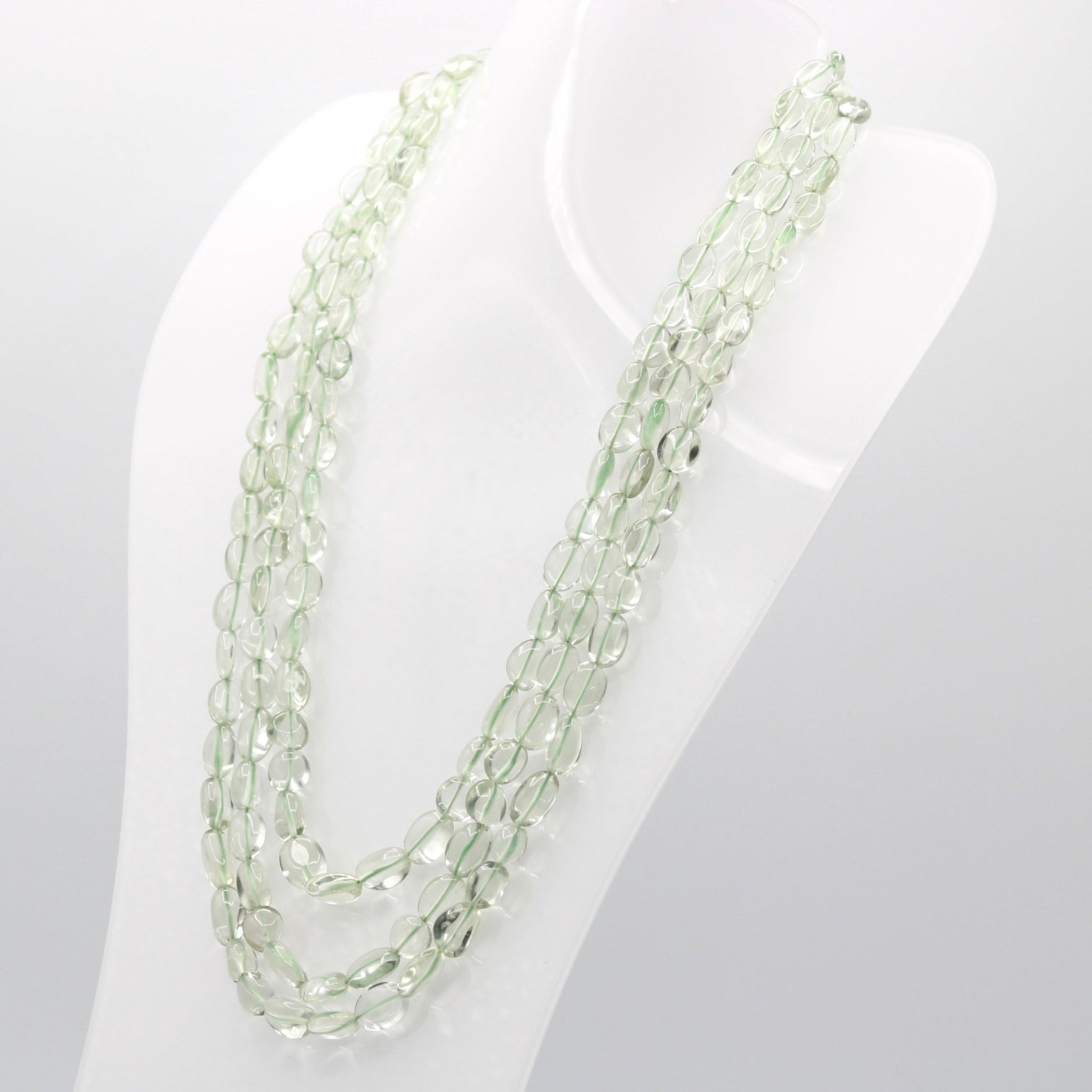 Natural Prasiolite Necklace - Taj Mahal Gems