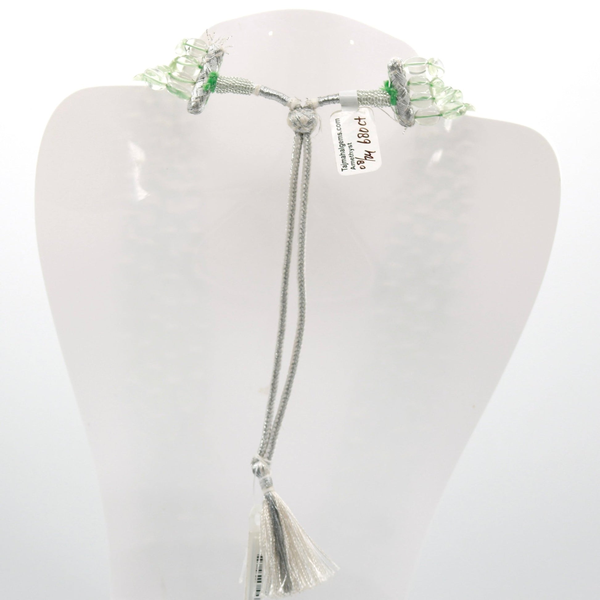 Natural Prasiolite Necklace - Taj Mahal Gems