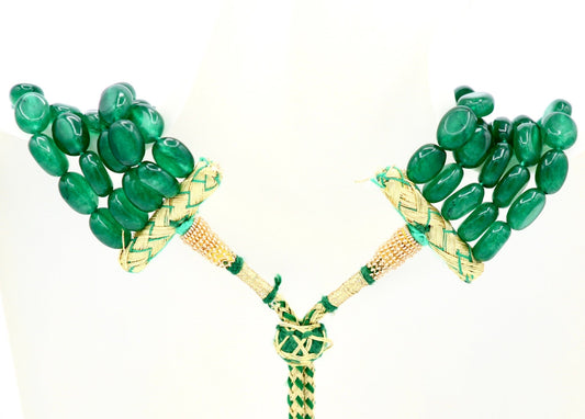 Natural Quartz with Pearl Necklace - Taj Mahal Gems