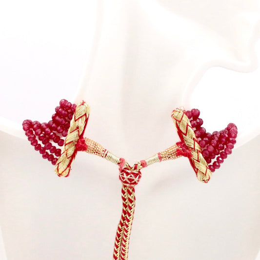 Natural Red Quartz Necklace - Taj Mahal Gems