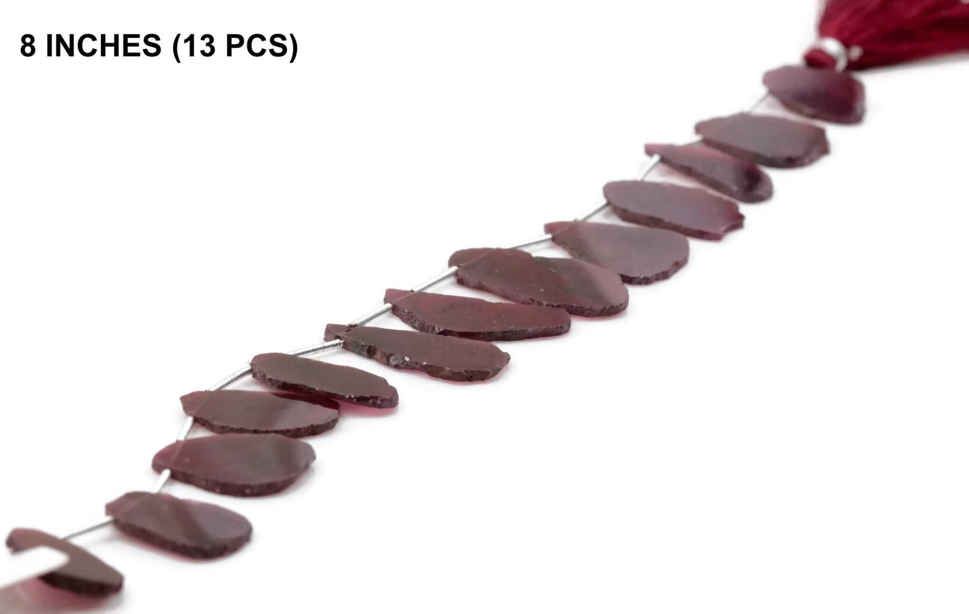 Natural Rhodolite Strand - Taj Mahal Gems