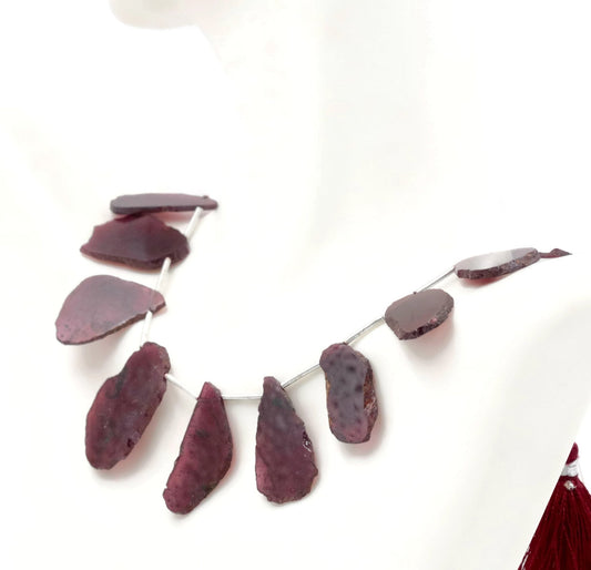 Natural Rhodolite Strand - Taj Mahal Gems