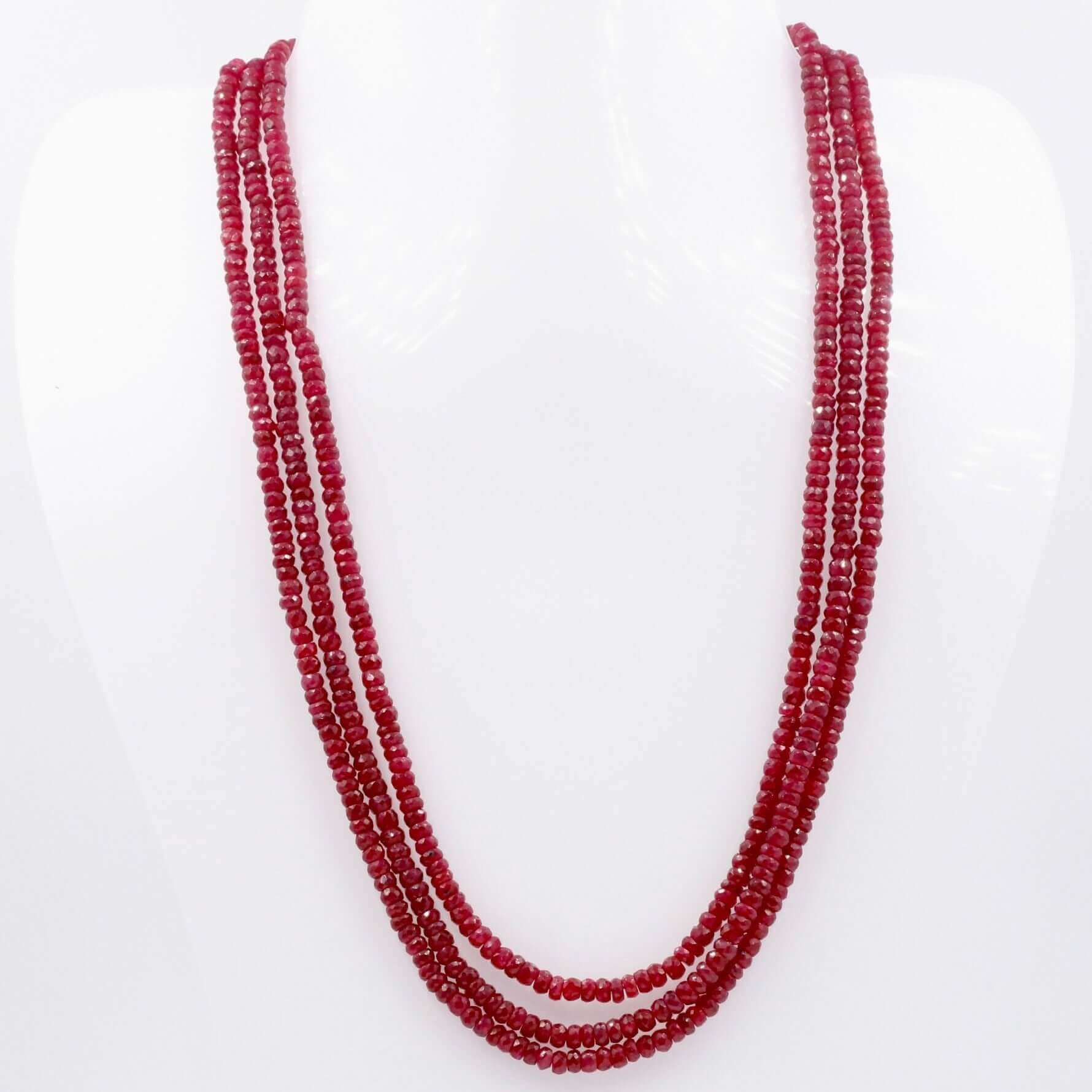 Natural Ruby Necklace - Taj Mahal Gems