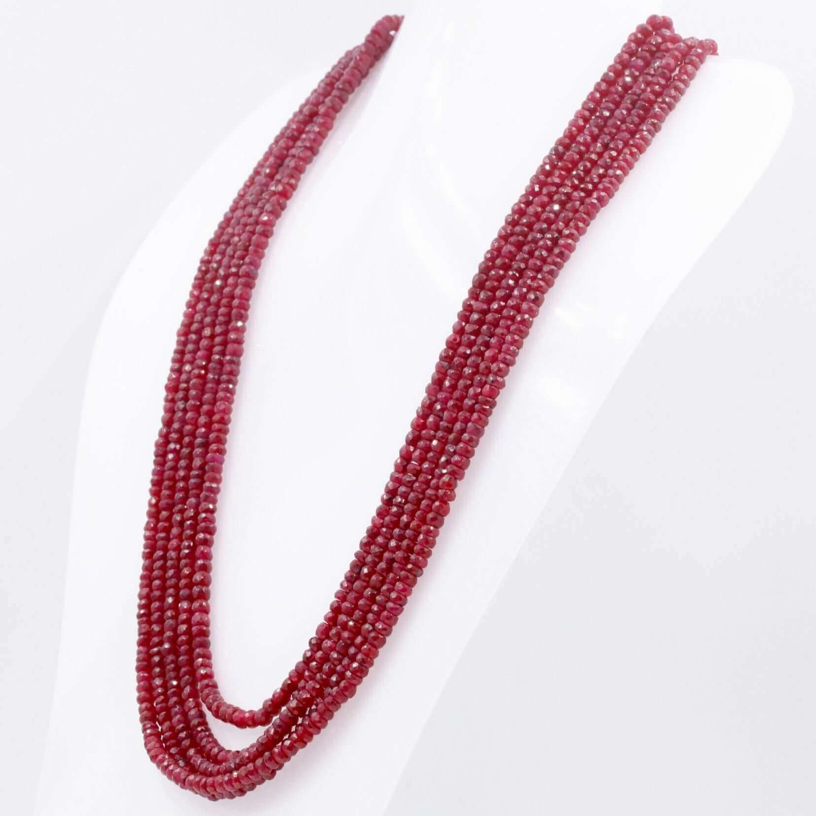Natural Ruby Necklace - Taj Mahal Gems
