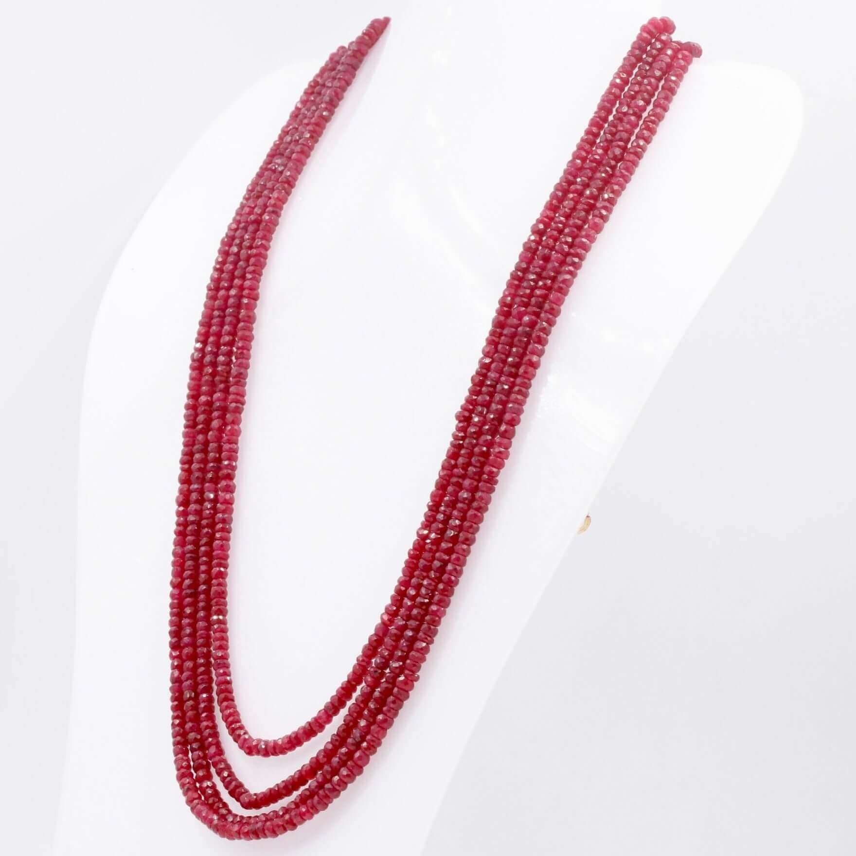 Natural Ruby Necklace - Taj Mahal Gems