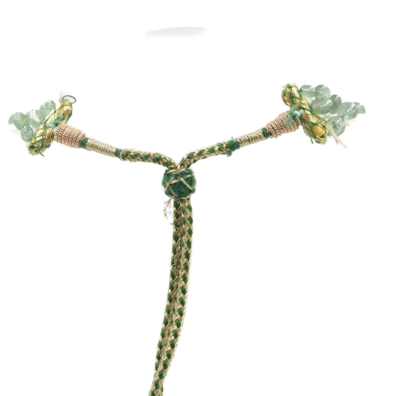 Natural Russian Emerald Aventurine Quartz Necklace - Taj Mahal Gems