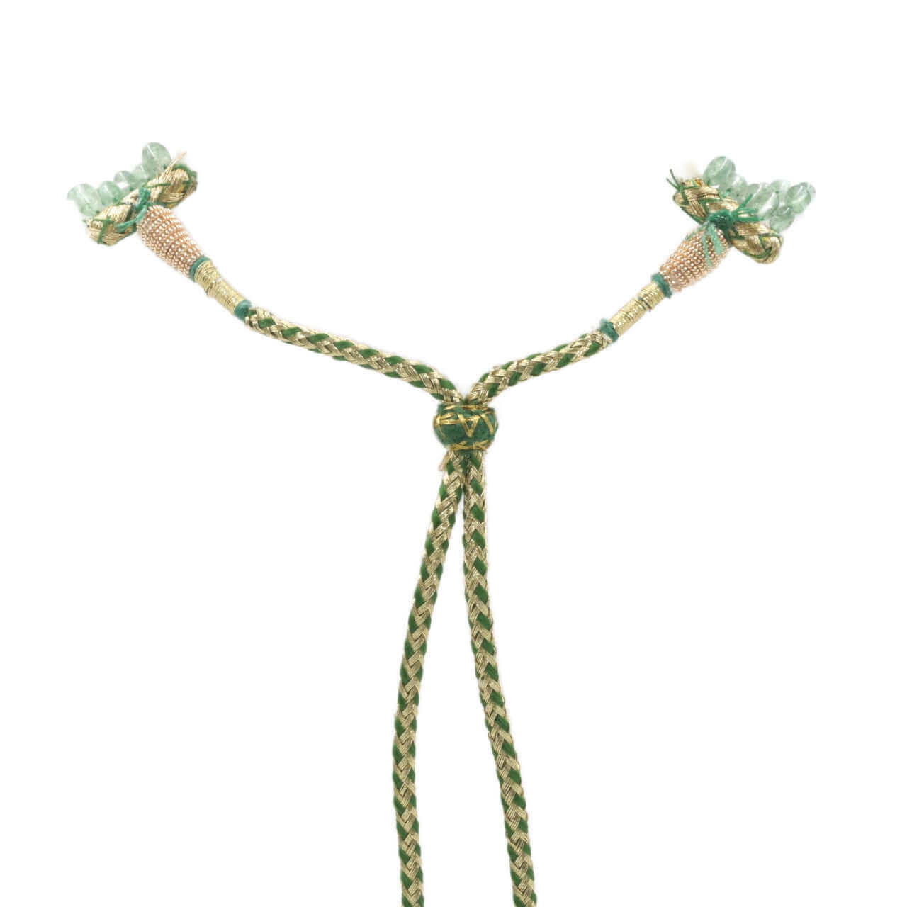 Natural Russian Emerald Aventurine Quartz Necklace - Taj Mahal Gems