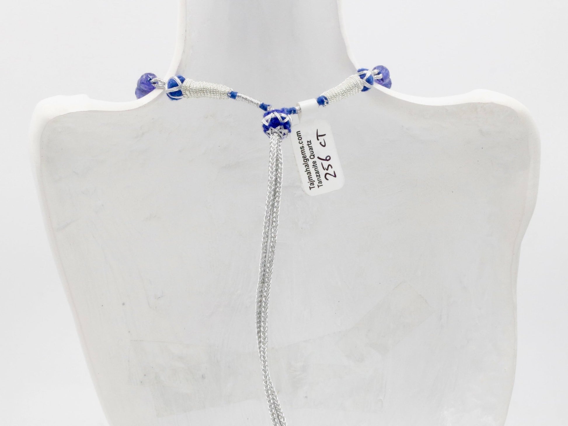 Natural Tanzanite Aventurine Quartz Necklace - Taj Mahal Gems