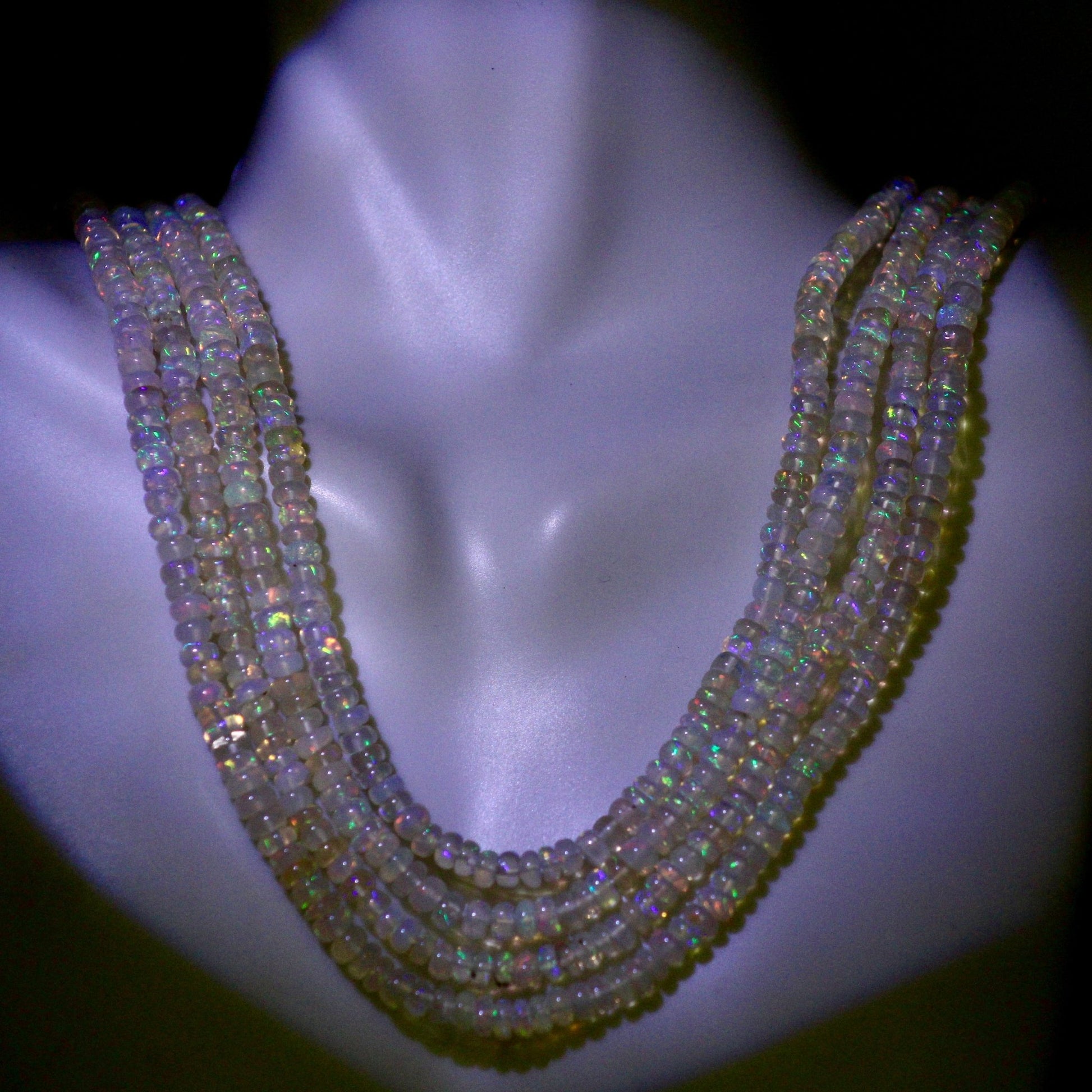 Opal Beaded Necklace - Taj Mahal Gems