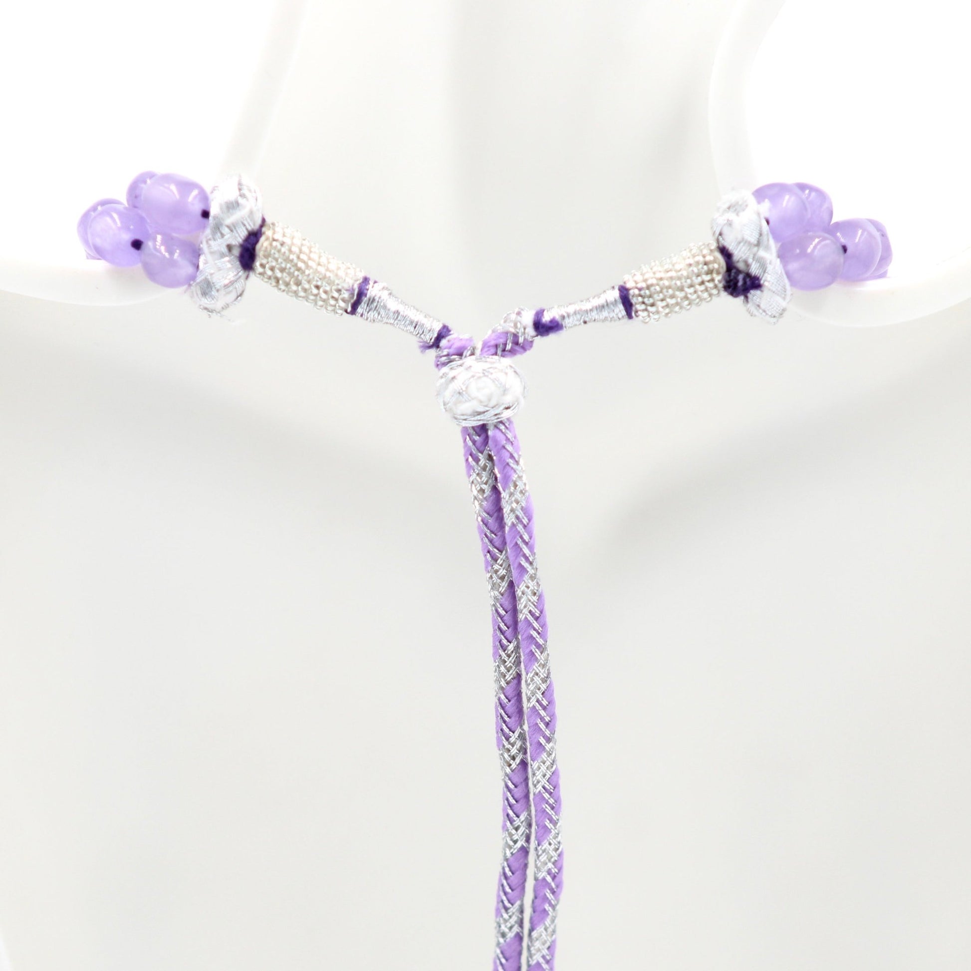 Purple Quartz Beaded Necklace - Taj Mahal Gems
