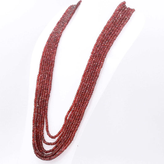 Red Garnet Necklace - Taj Mahal Gems