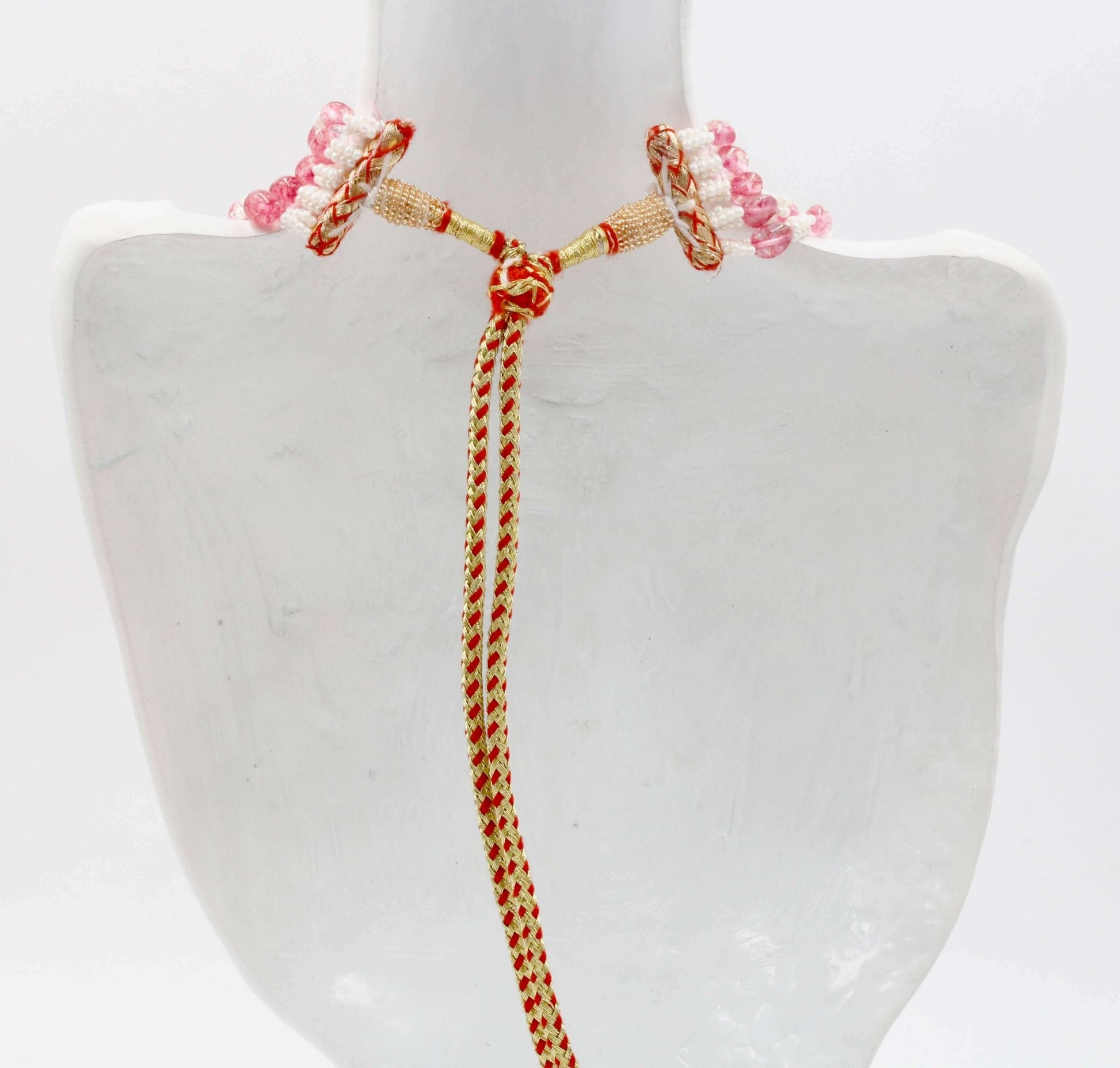 Rose Quartz Necklace - Taj Mahal Gems