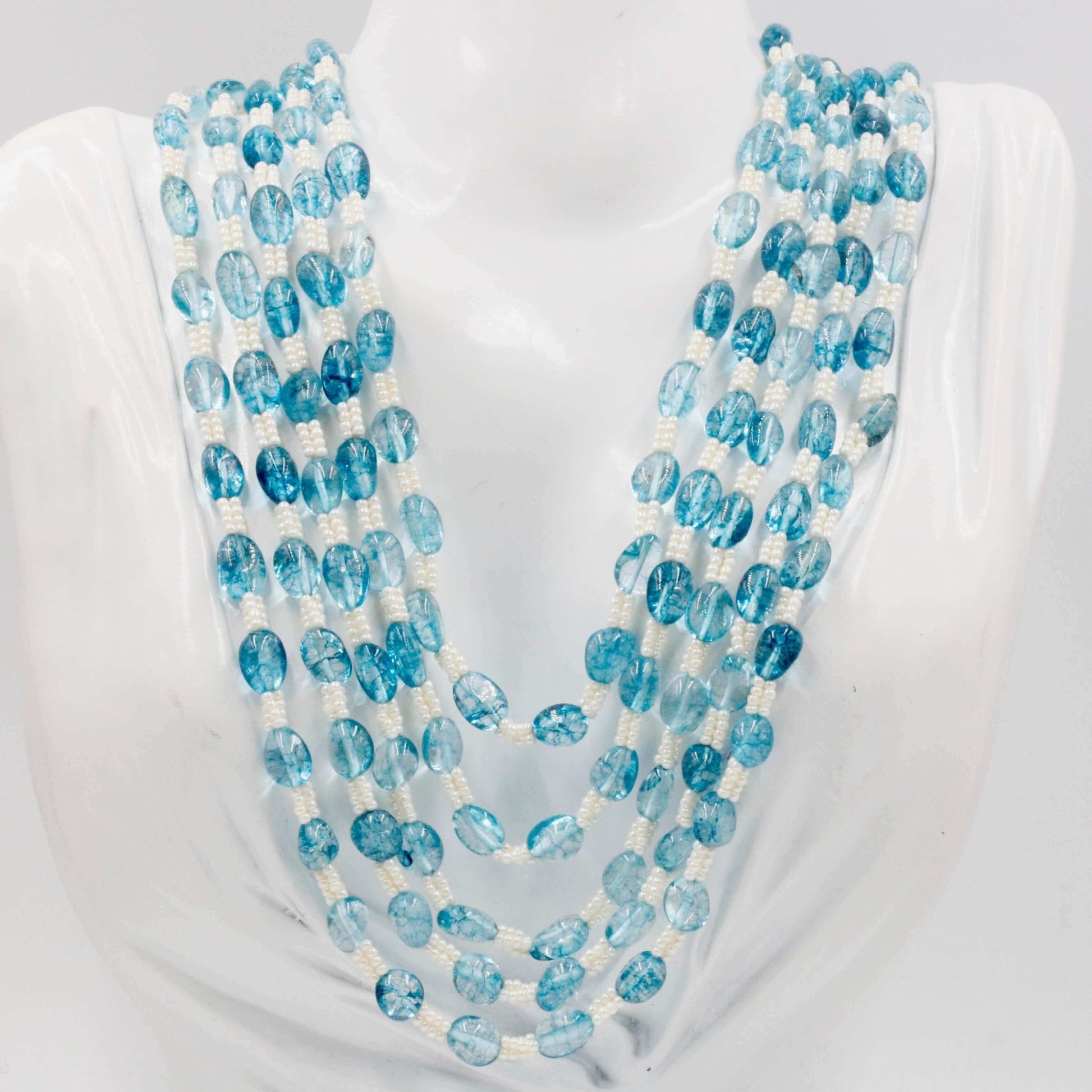 Rose Quartz Necklace - Taj Mahal Gems