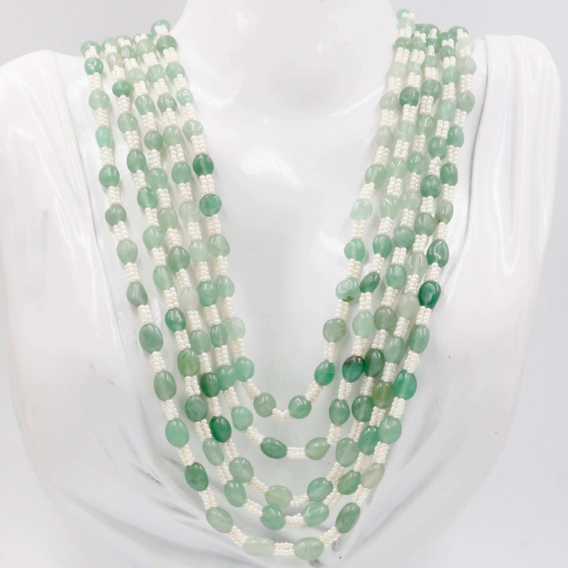Rose Quartz Necklace - Taj Mahal Gems