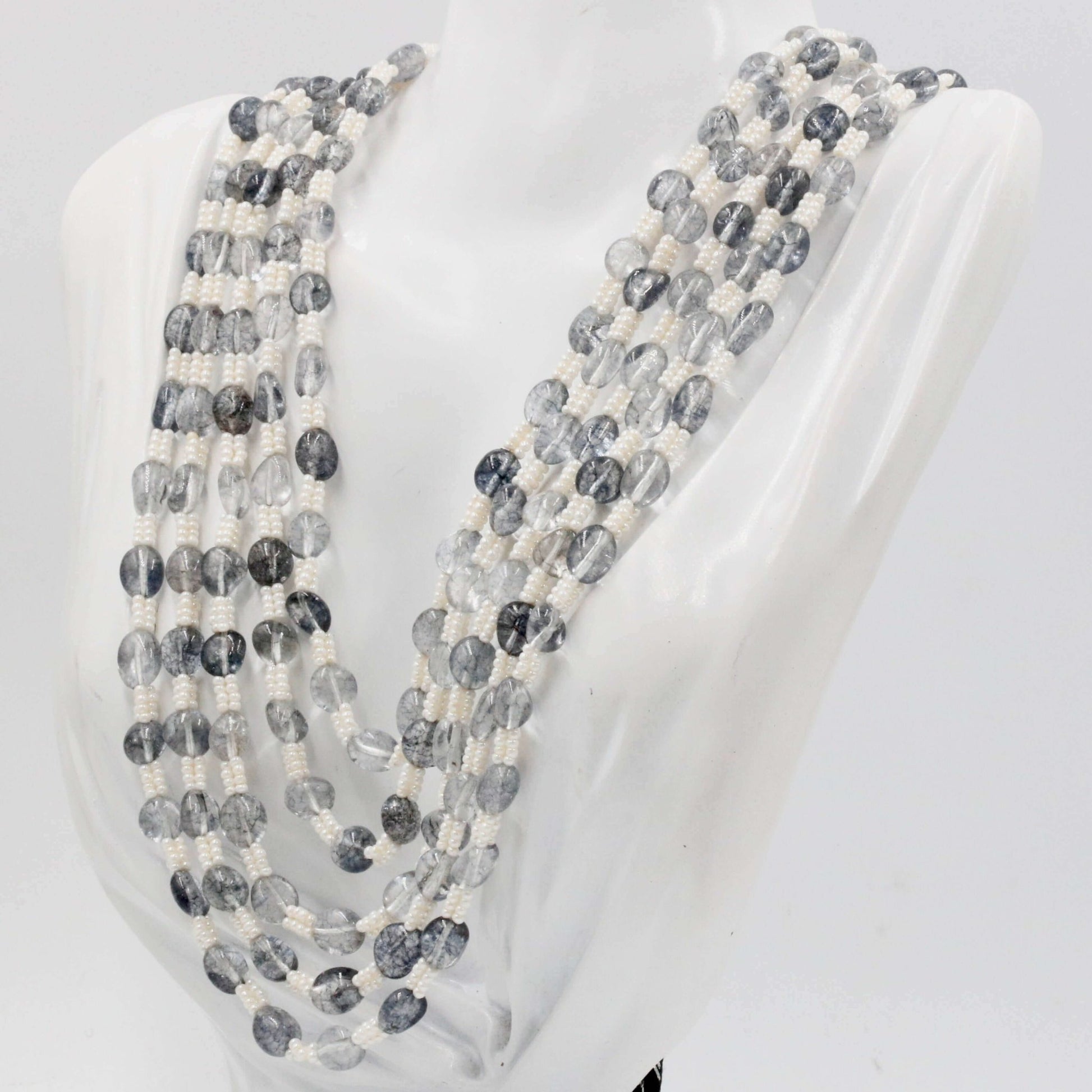 Rose Quartz Necklace - Taj Mahal Gems
