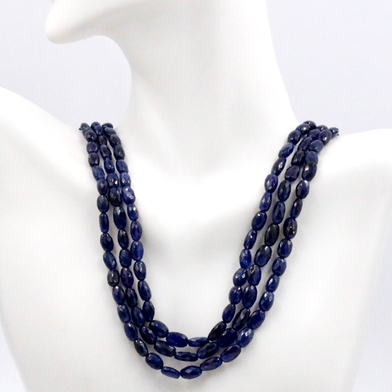 Sapphire Beaded Necklace - Taj Mahal Gems