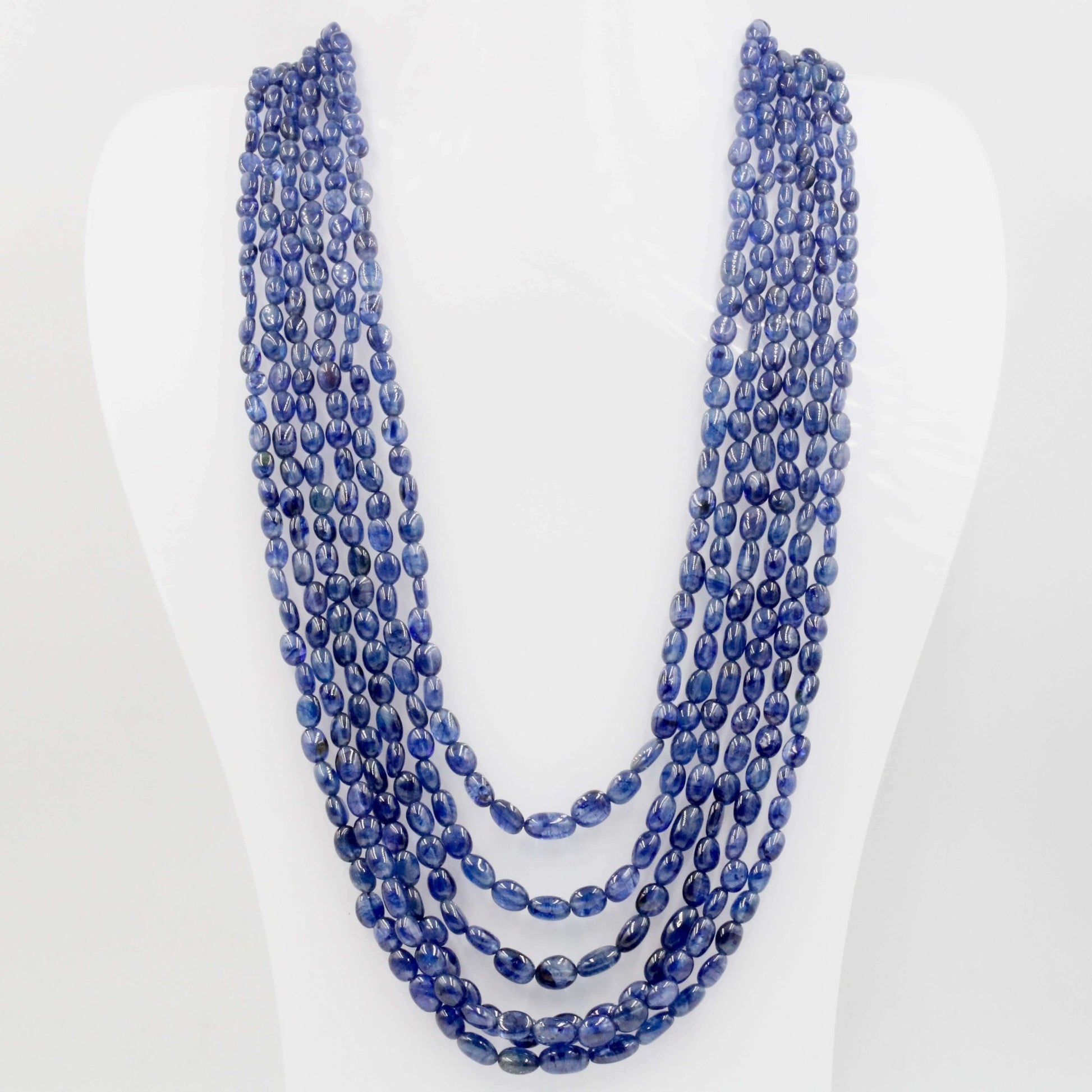 Sapphire Beaded Necklace - Taj Mahal Gems