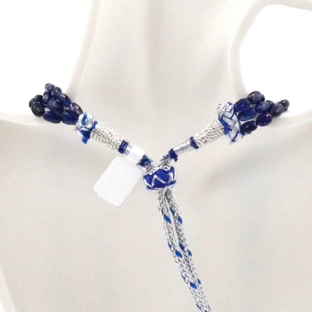 Sapphire Beaded Necklace - Taj Mahal Gems