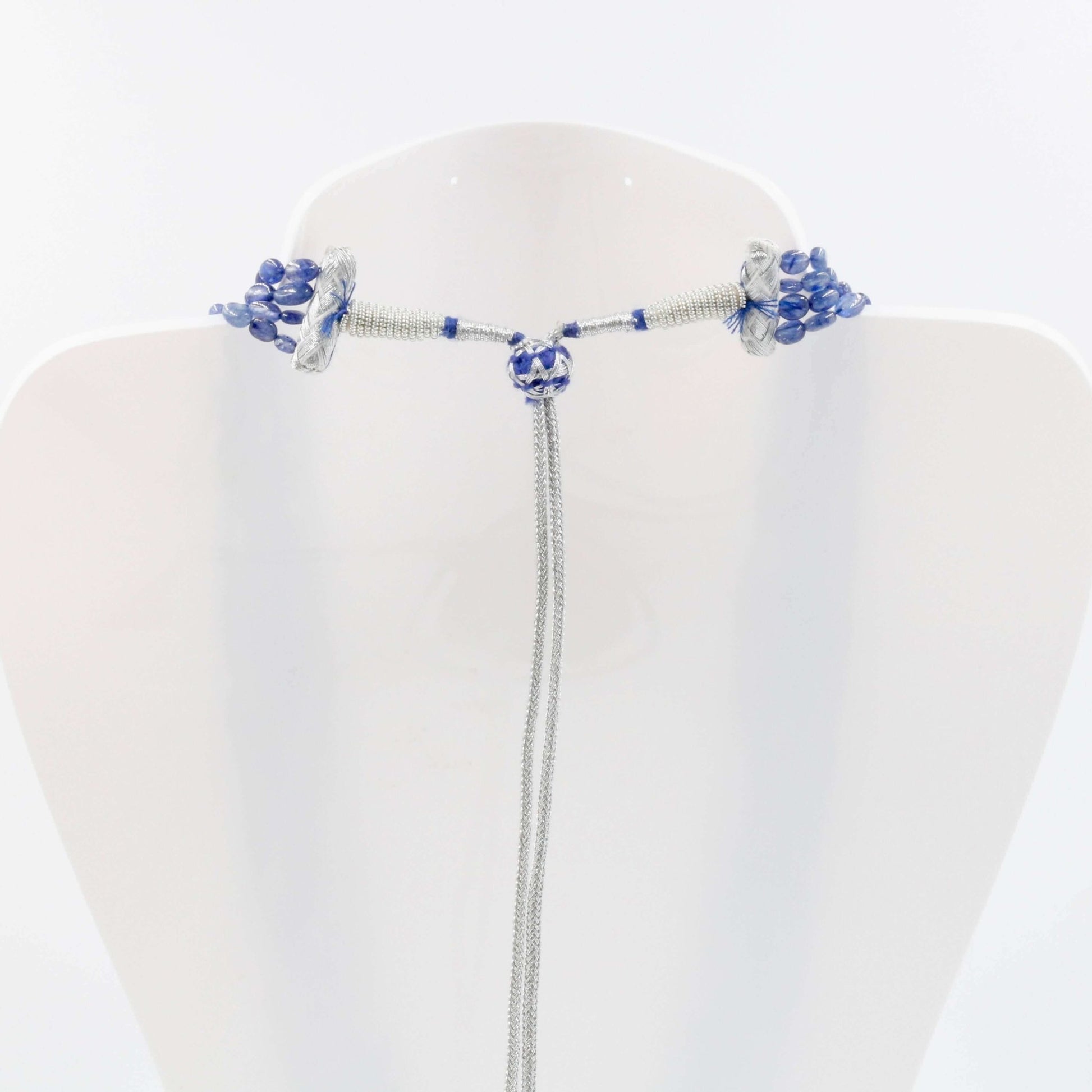 Sapphire Beaded Necklace - Taj Mahal Gems