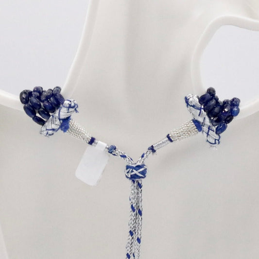 Sapphire Beaded Necklace - Taj Mahal Gems