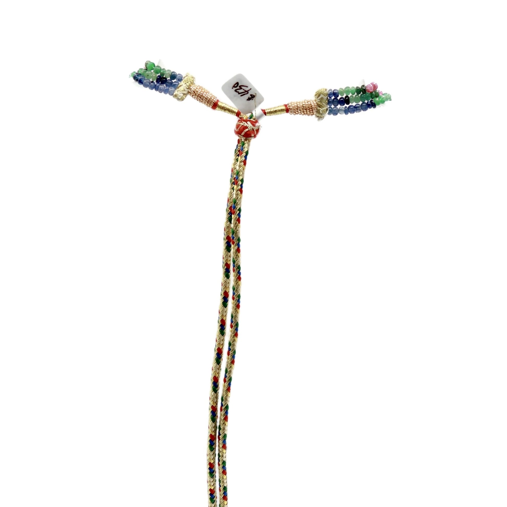 Sapphire w/ Ruby & Emerald Necklace - Taj Mahal Gems