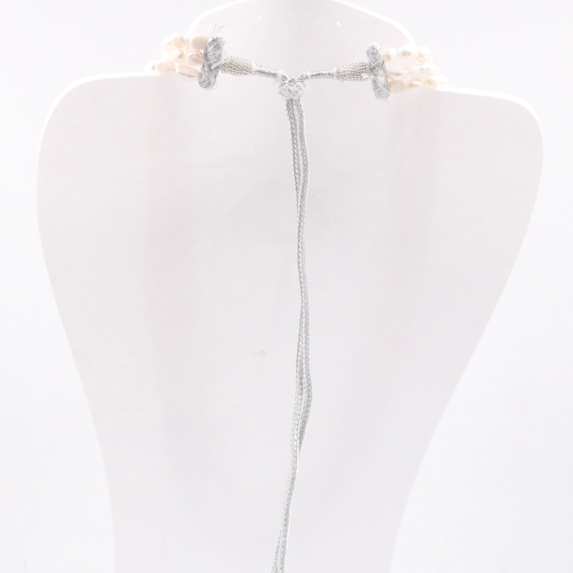 Shaded Multi - Strand Cultured Pearl Necklace - Taj Mahal Gems