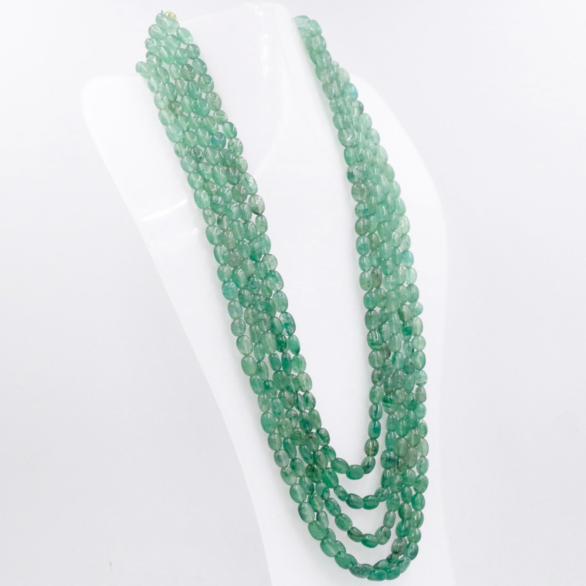 Shaded Quartz Beaded Necklace - Taj Mahal Gems
