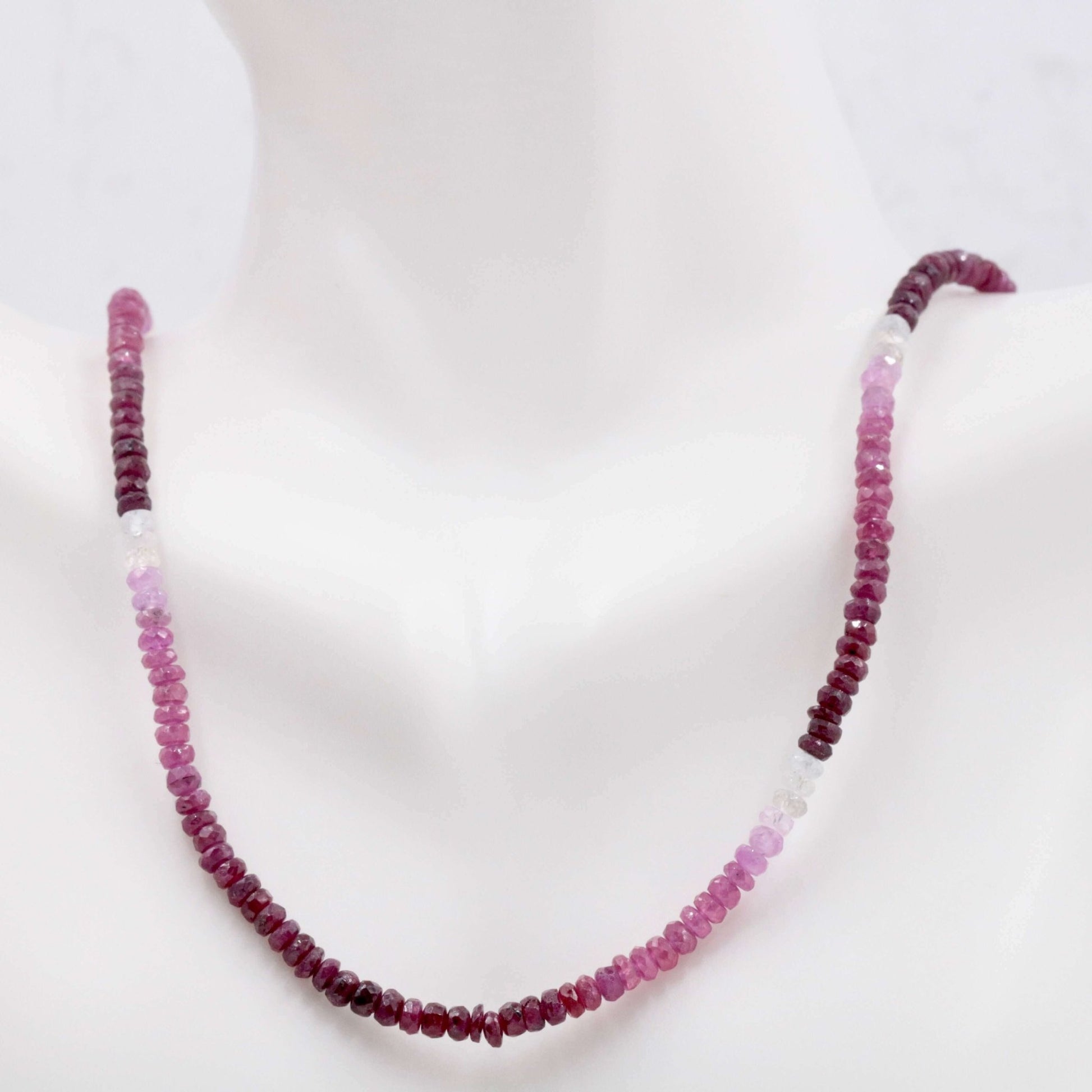 Shaded Ruby Necklace - Taj Mahal Gems