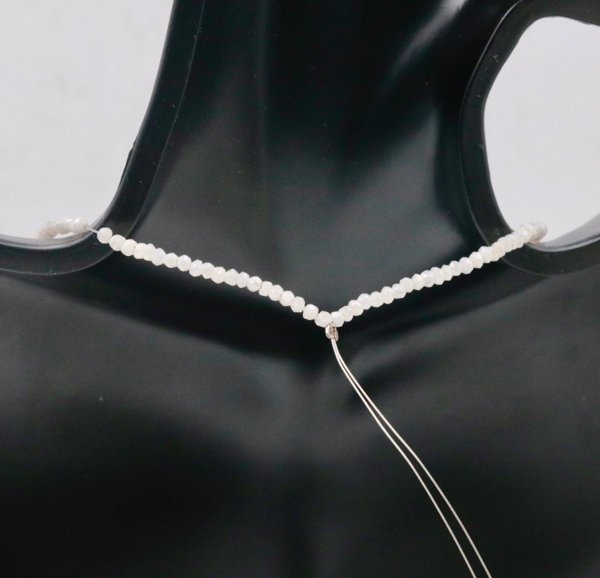 Silverite Beads strand - Taj Mahal Gems