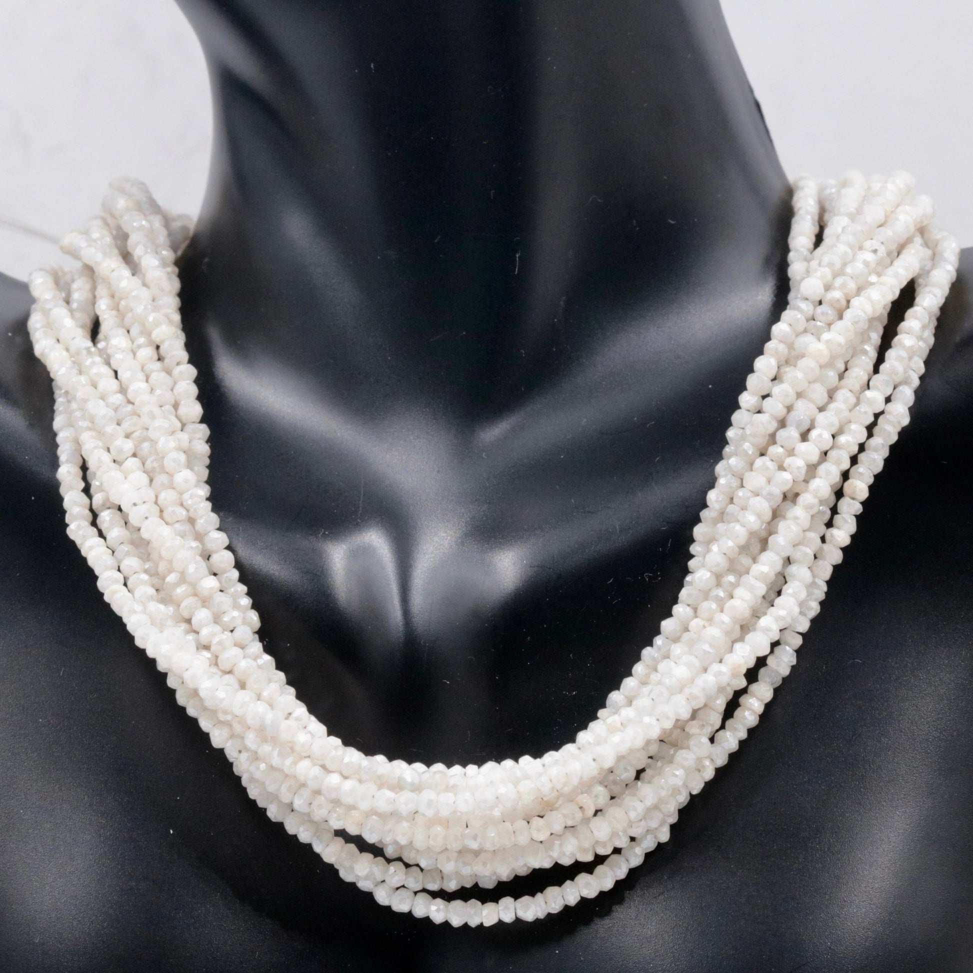Silverite Beads strand - Taj Mahal Gems