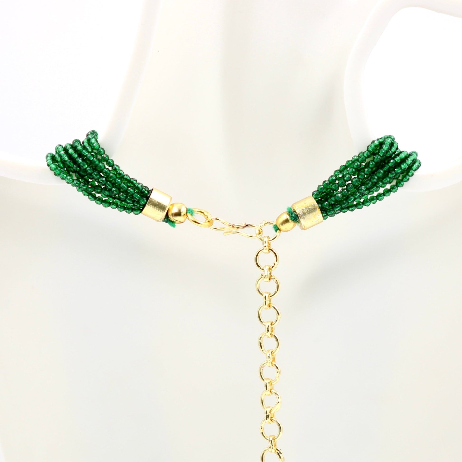 Single Color CZ Gemstone Necklace - Taj Mahal Gems