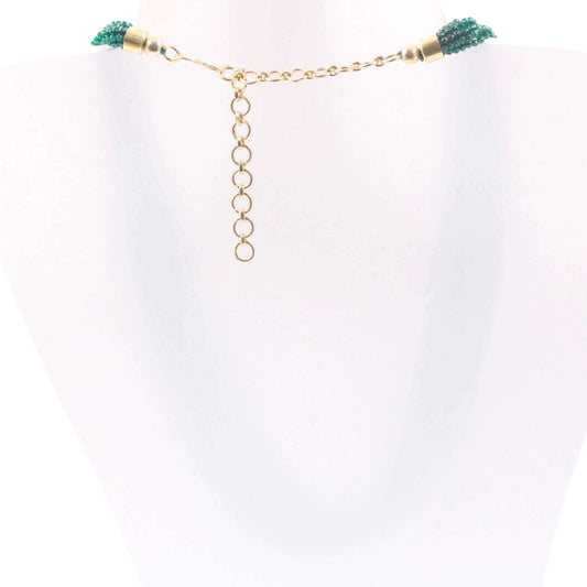 Single Color CZ Gemstone Necklace - Taj Mahal Gems