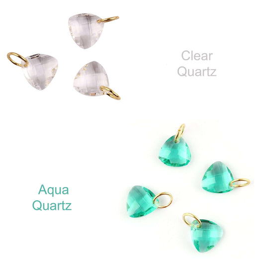 Single Color Gemstone with Chain Necklace - Taj Mahal Gems