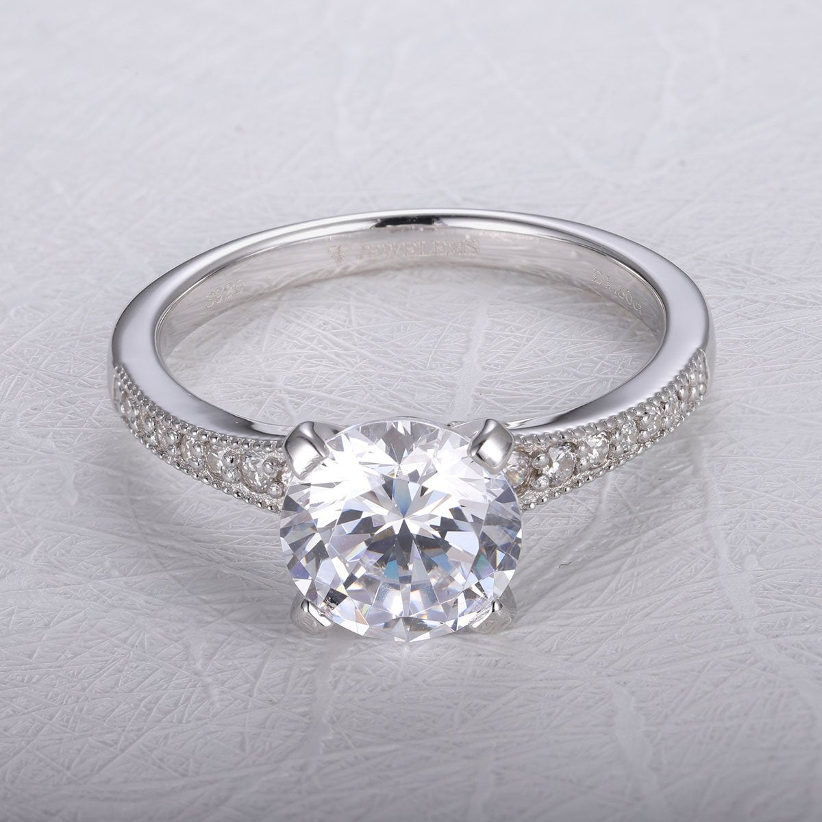 Solitaire Jewelems Stone Ring - Taj Mahal Gems
