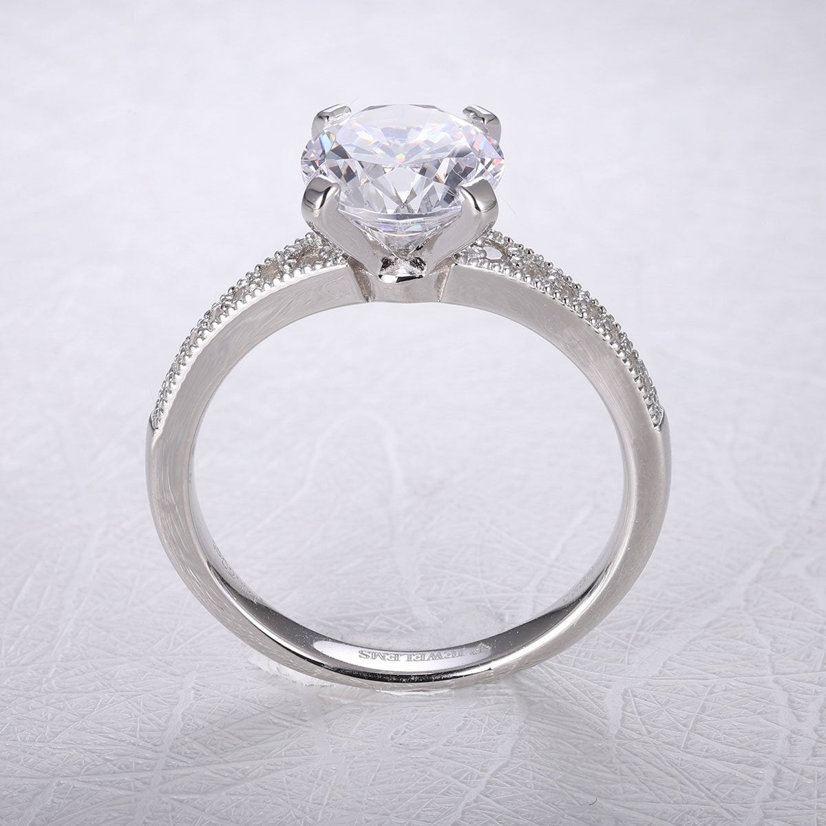Solitaire Jewelems Stone Ring - Taj Mahal Gems