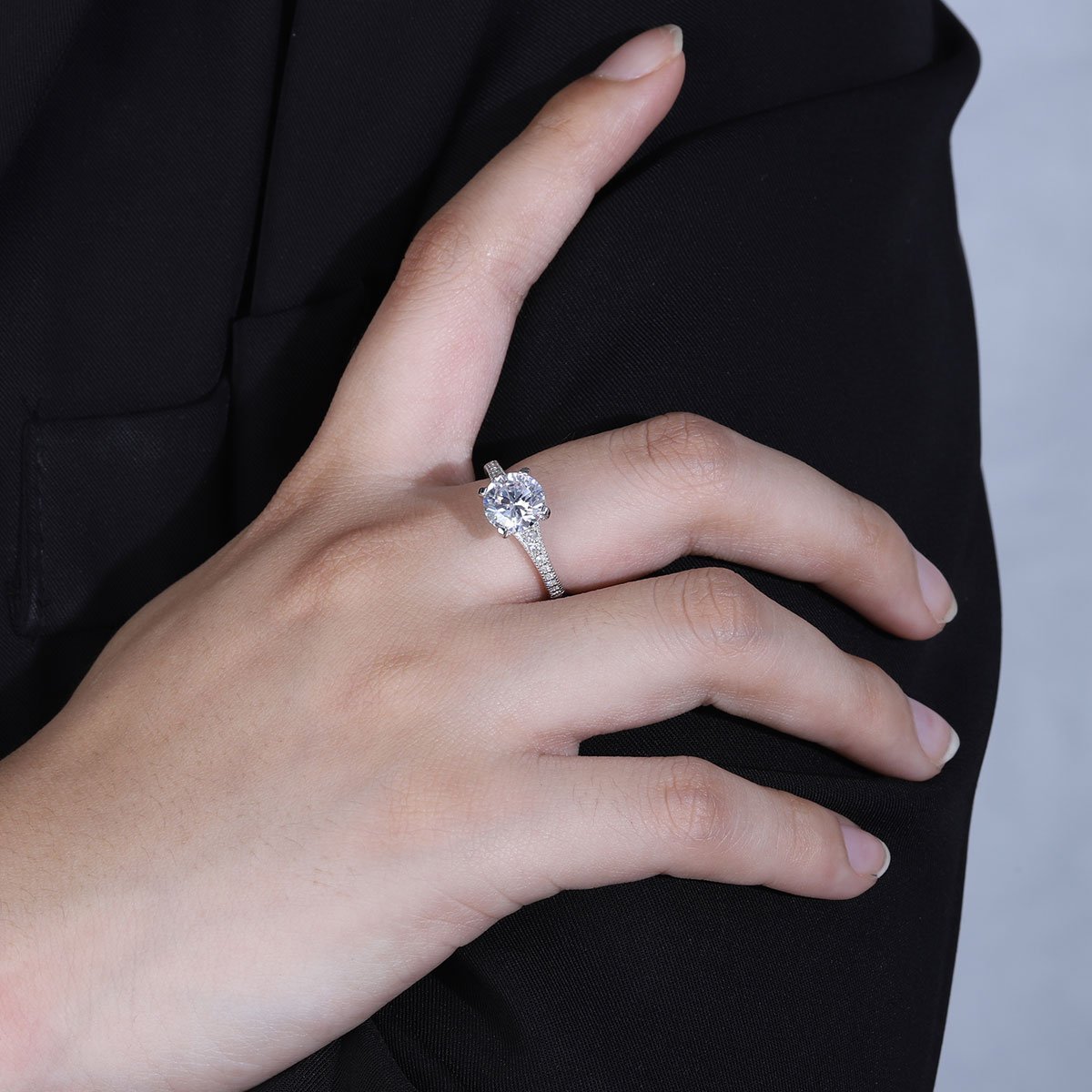 Solitaire Jewelems Stone Ring - Taj Mahal Gems