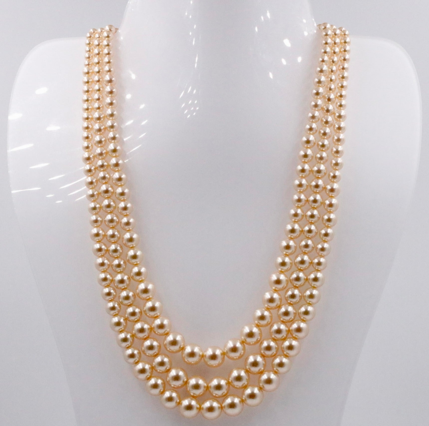 Swarovski Pearl Beaded Necklace - Taj Mahal Gems