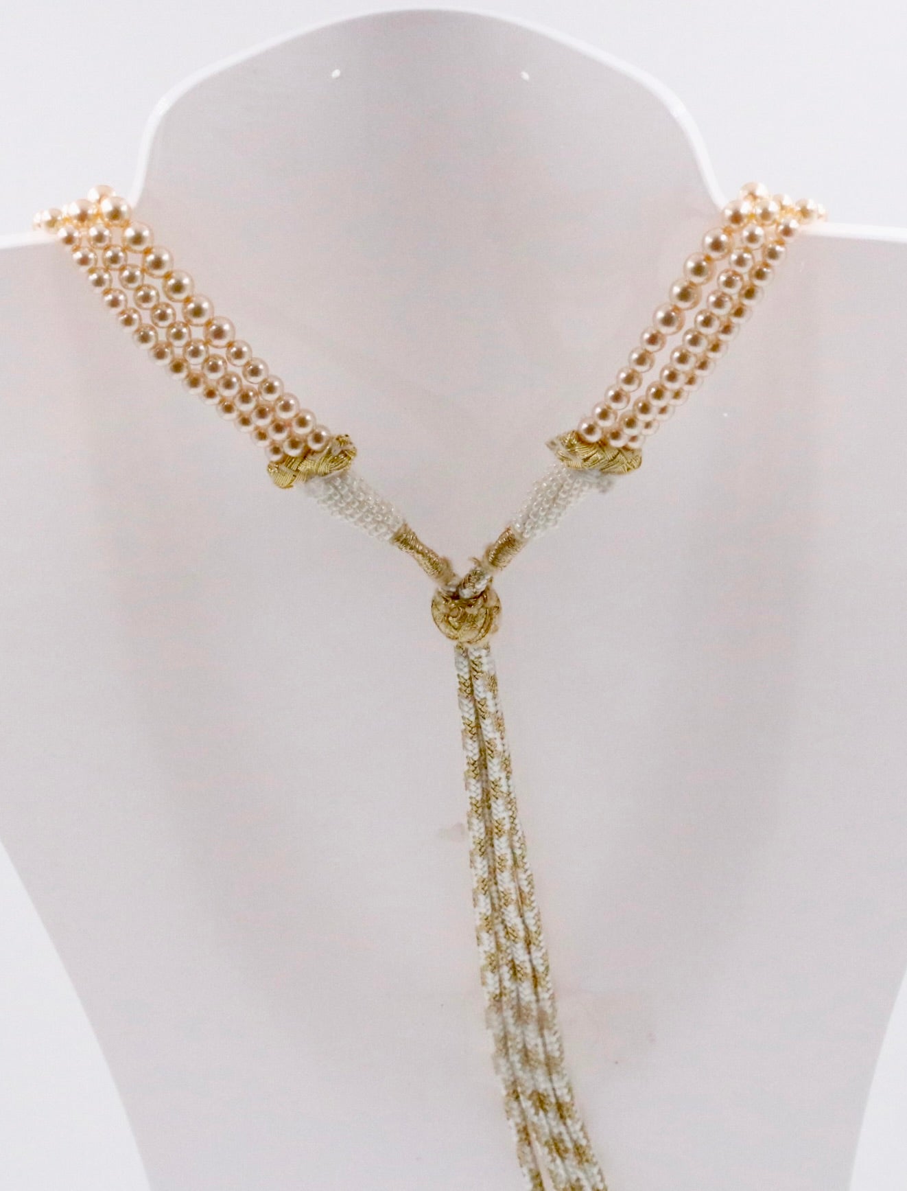 Swarovski Pearl Beaded Necklace - Taj Mahal Gems