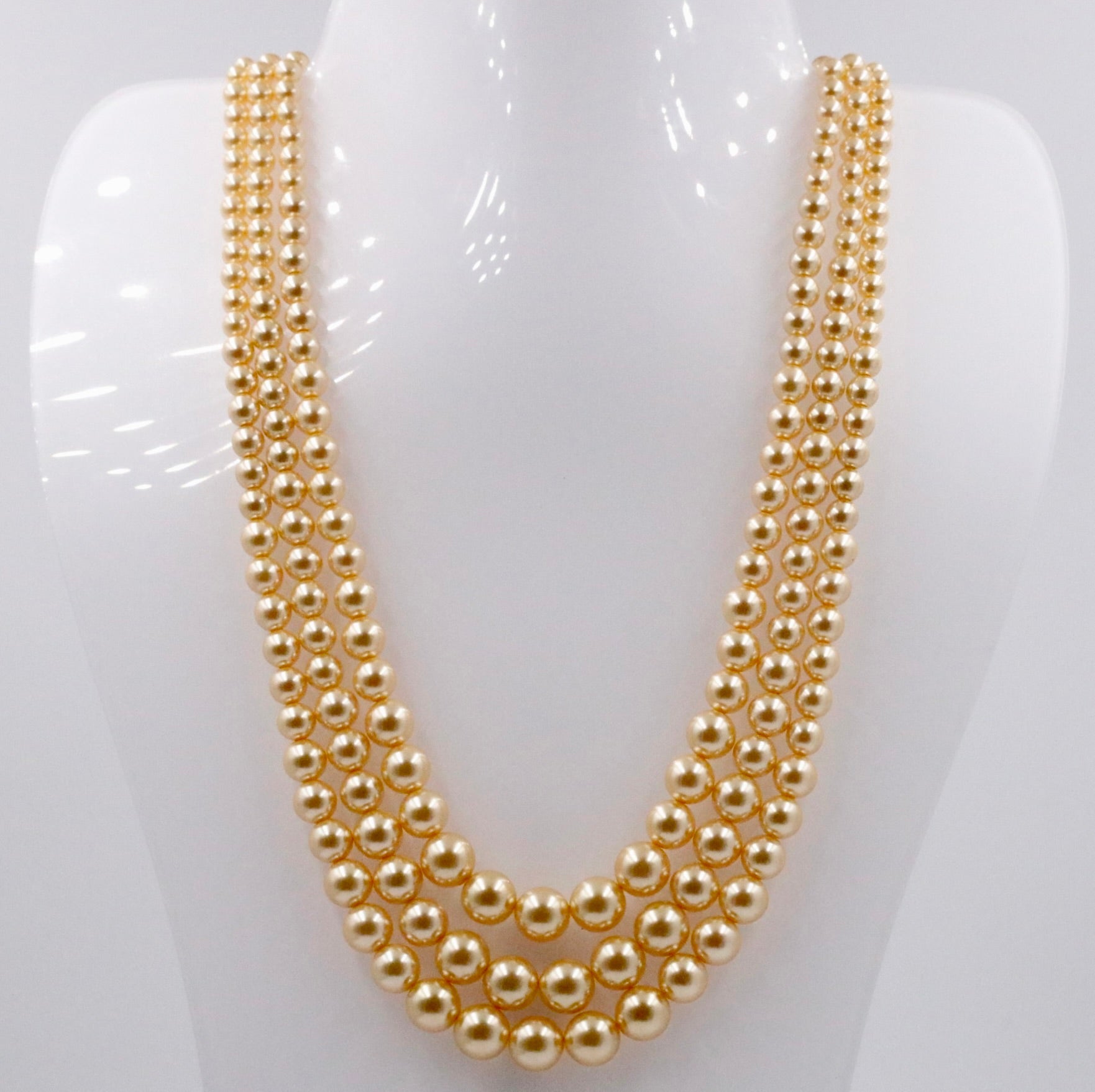 Swarovski Pearl Beaded Necklace - Taj Mahal Gems
