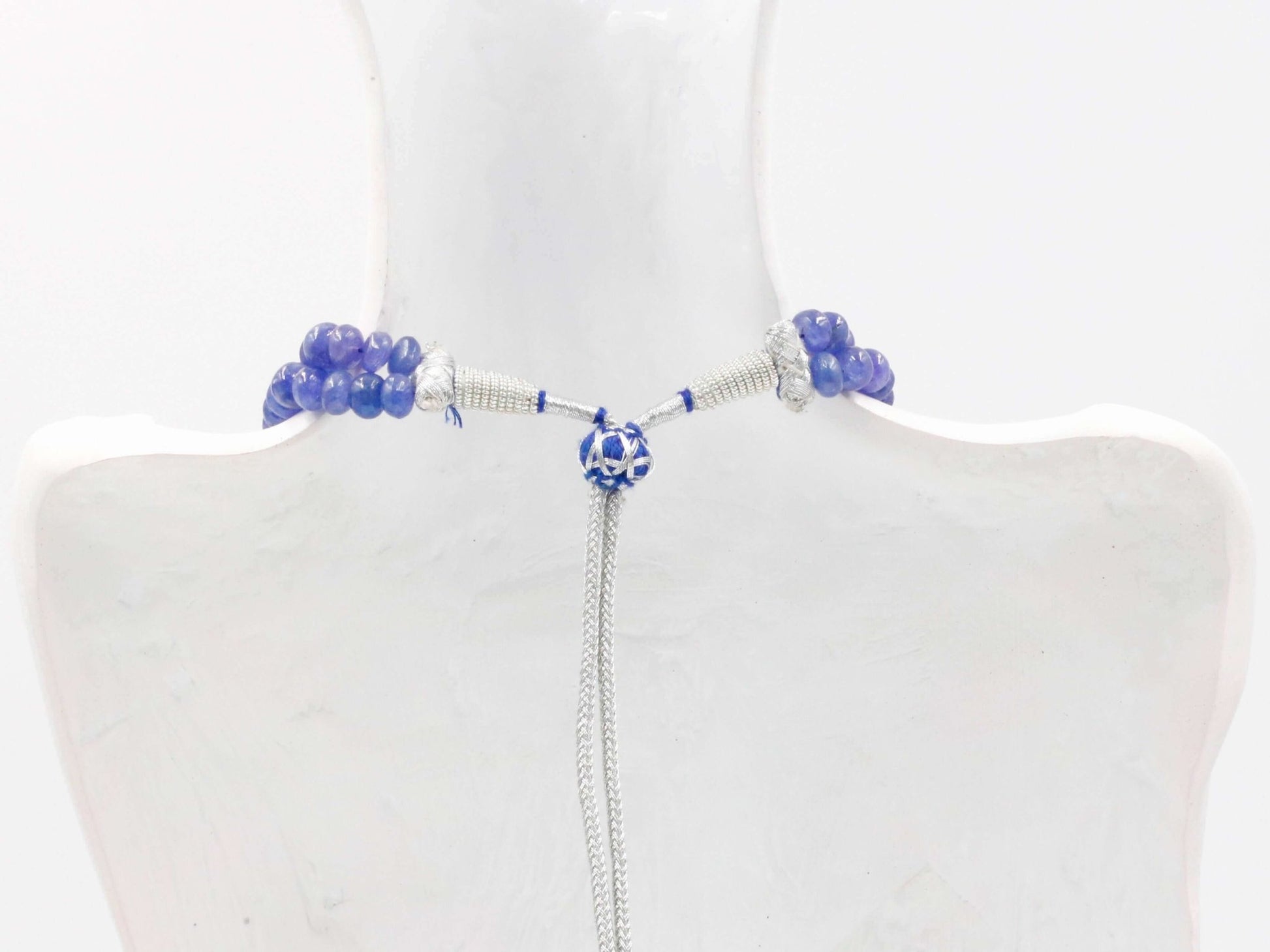 Tanzanite Beaded Necklace - Taj Mahal Gems