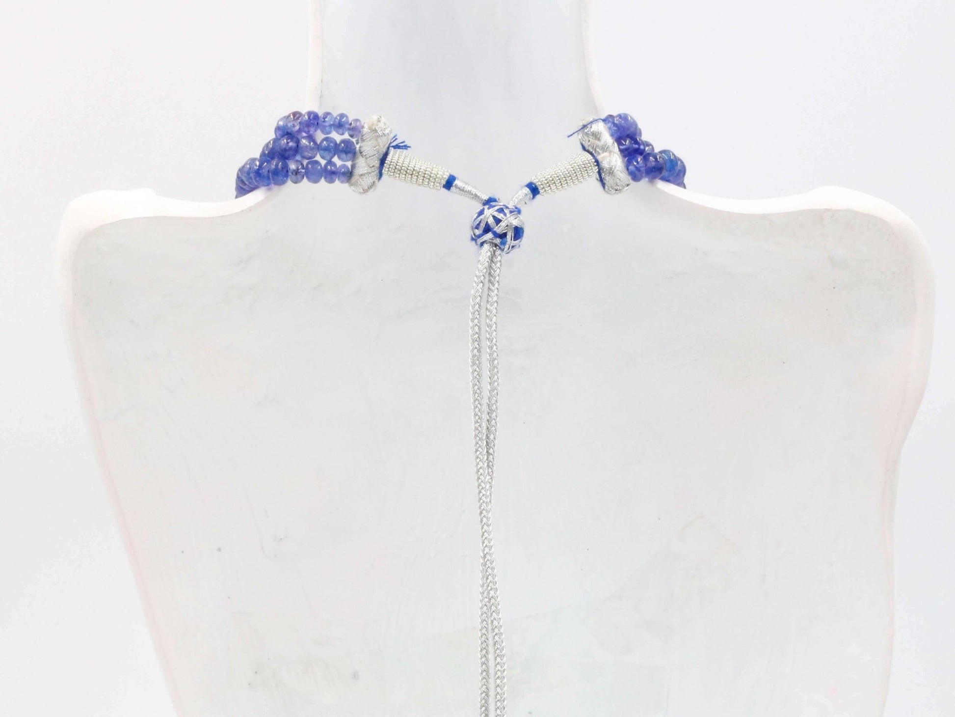 Tanzanite Beaded Necklace - Taj Mahal Gems