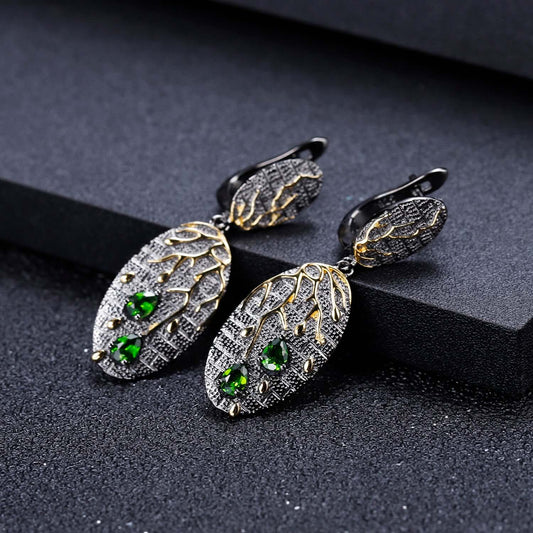 Vintage Drop Earrings - Taj Mahal Gems
