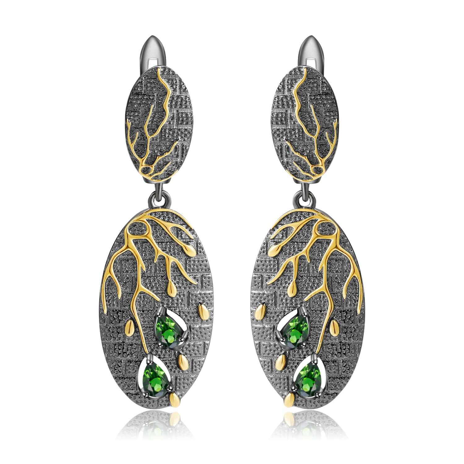 Vintage Drop Earrings - Taj Mahal Gems