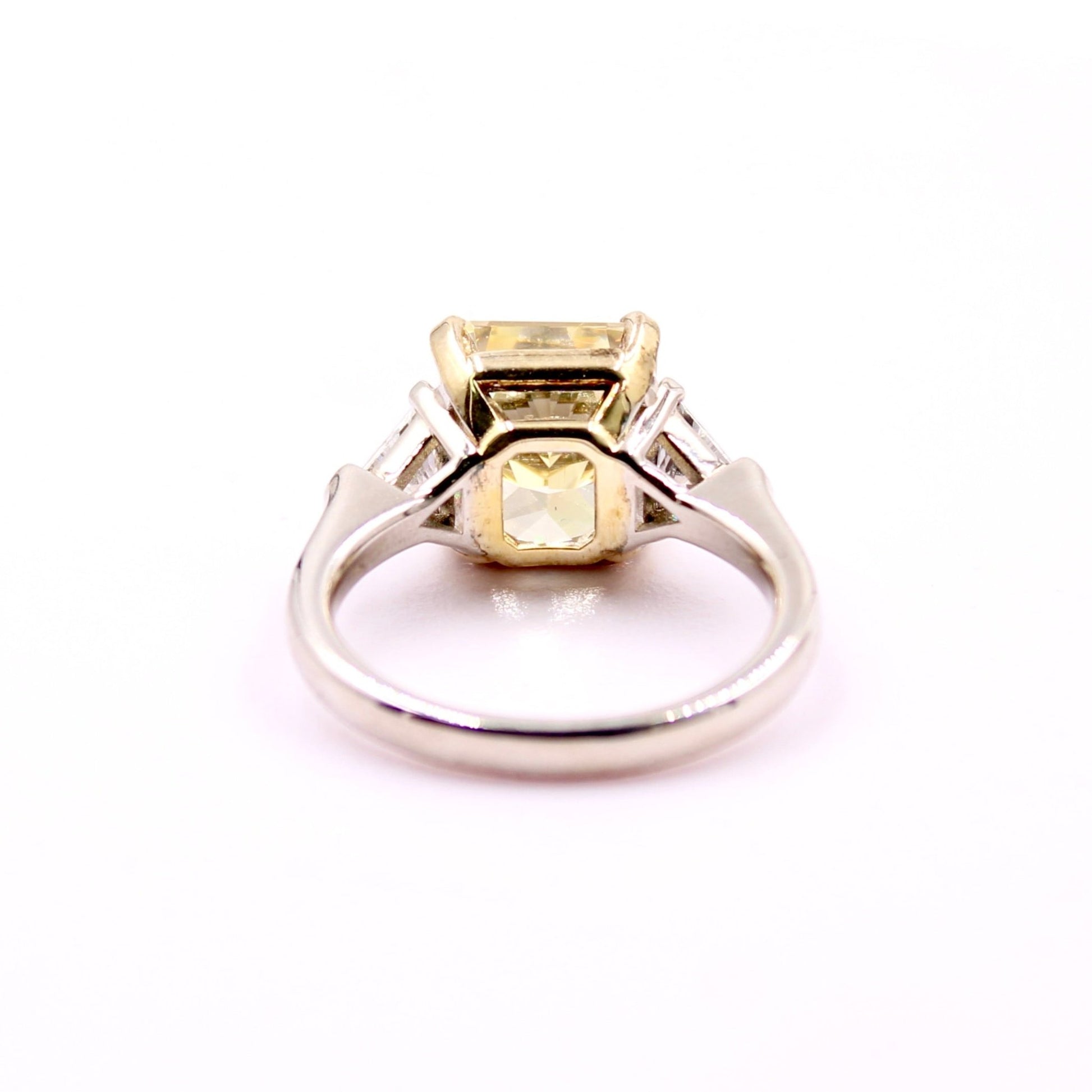 Yellow and Pink Cubic Zircon Ring - Taj Mahal Gems